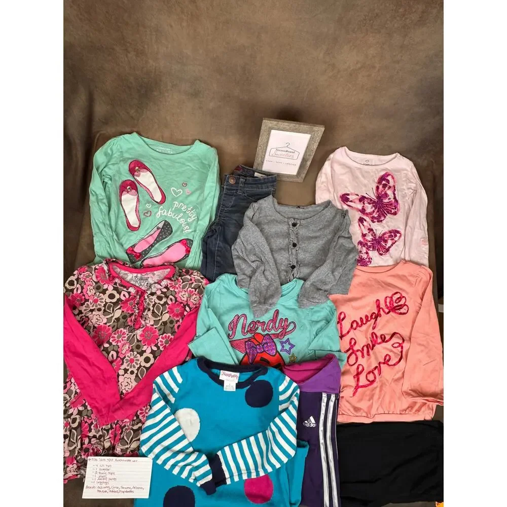 Girls 4/4T Fall Winter Clothing Lot Adidas Old Navy OshKosh #970